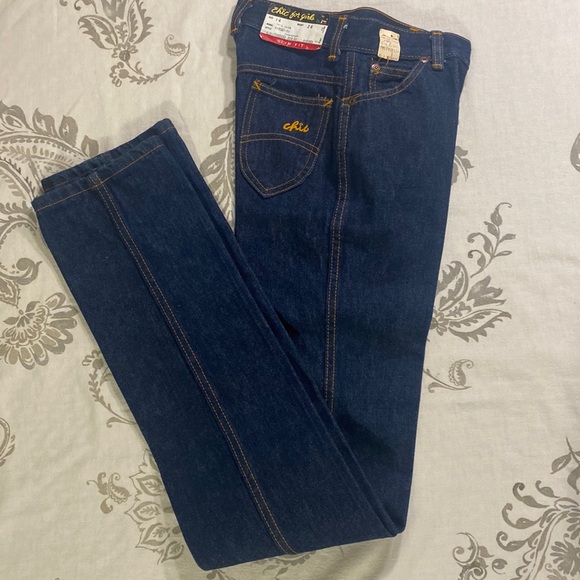 Chic‎ for girls slim fit Vintage retro jeans - Picture 1 of 9